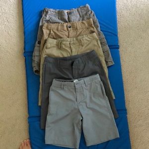 Lot of 5 gently used name brand boys shorts!!!